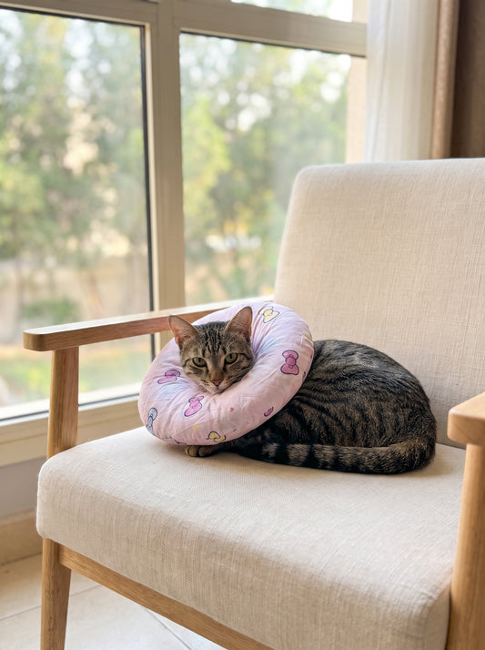 Cat Recovery Pillow | Soft Post-Surgery E-Collar Alternative
